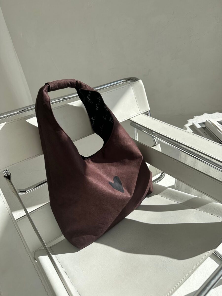 Moon Bag Heart - Brown - Image 4