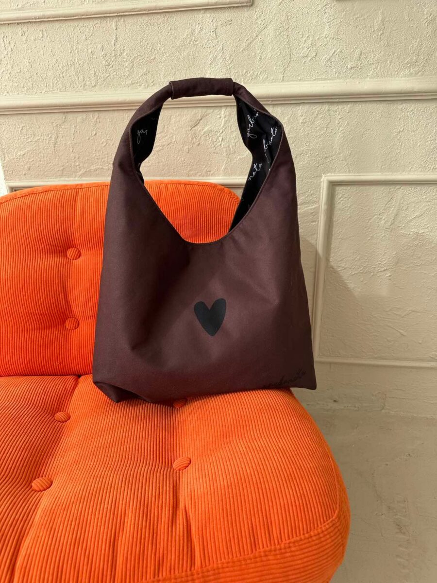 Moon Bag Heart - Brown - Image 2
