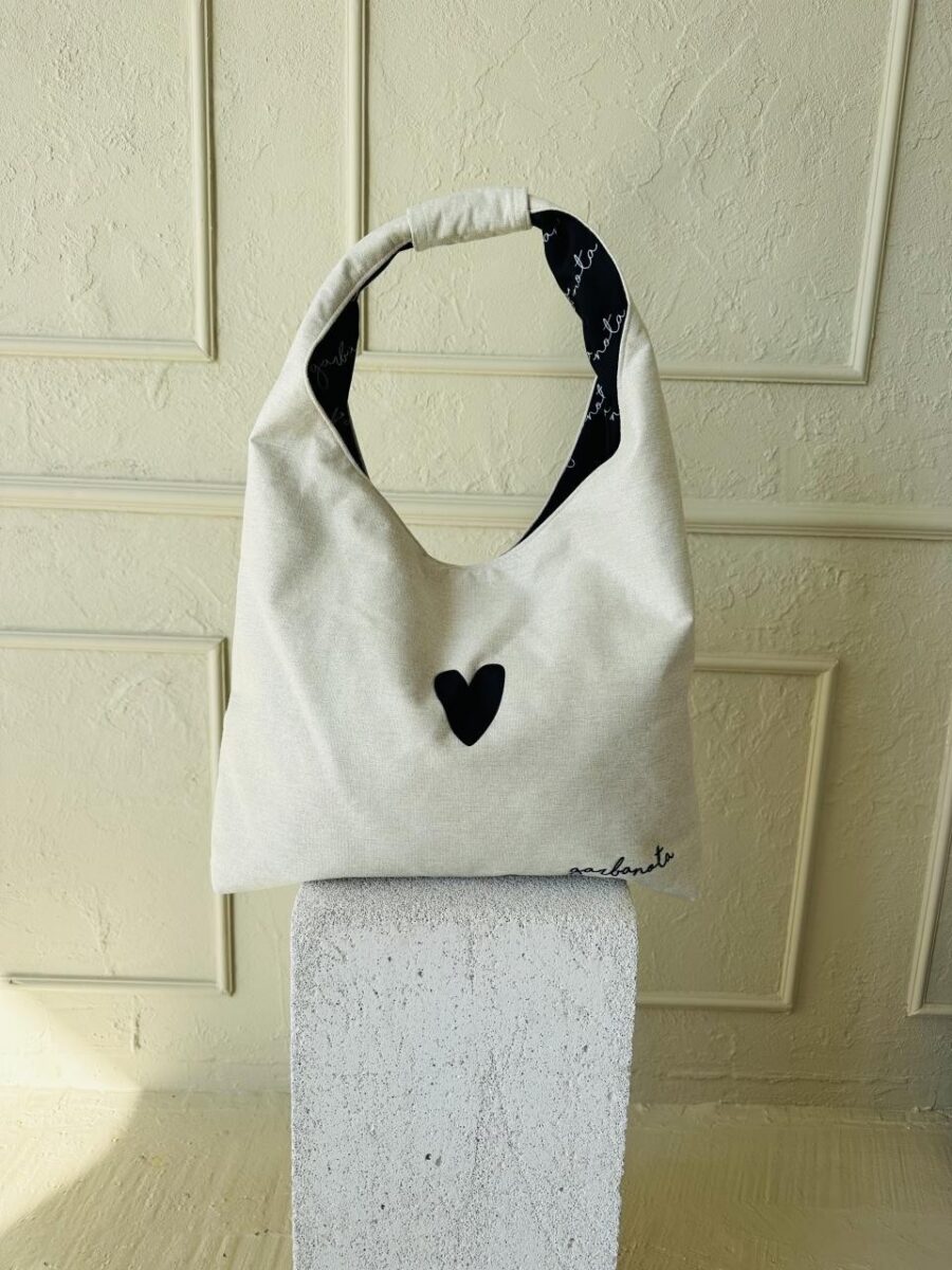 Moon Bag Heart - White - Image 7
